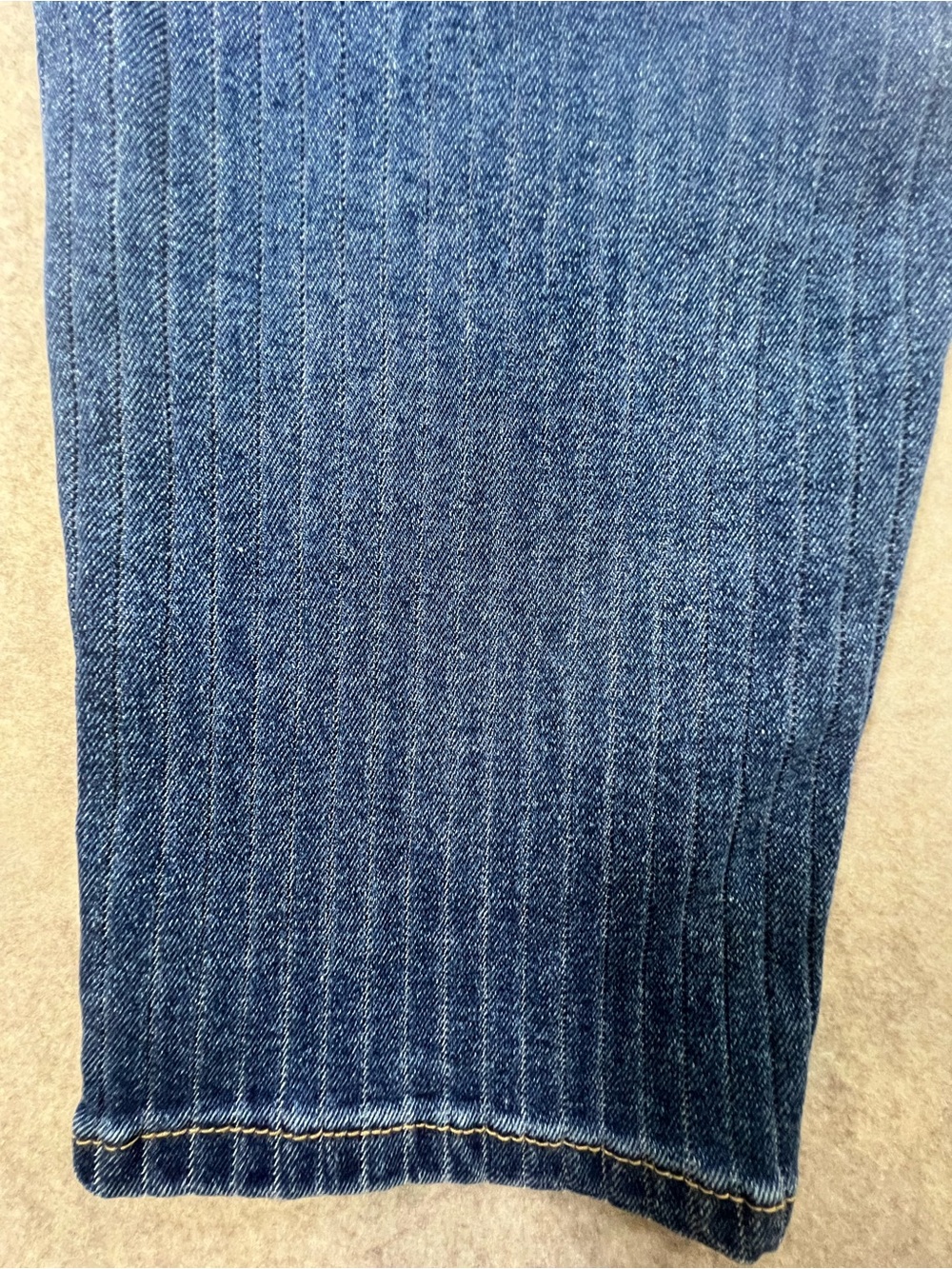 👖💙Curve Appeal High Rise Essential Skinny Pinstripe Jeans Size 12/31👖💙 - Picture 12 of 12
